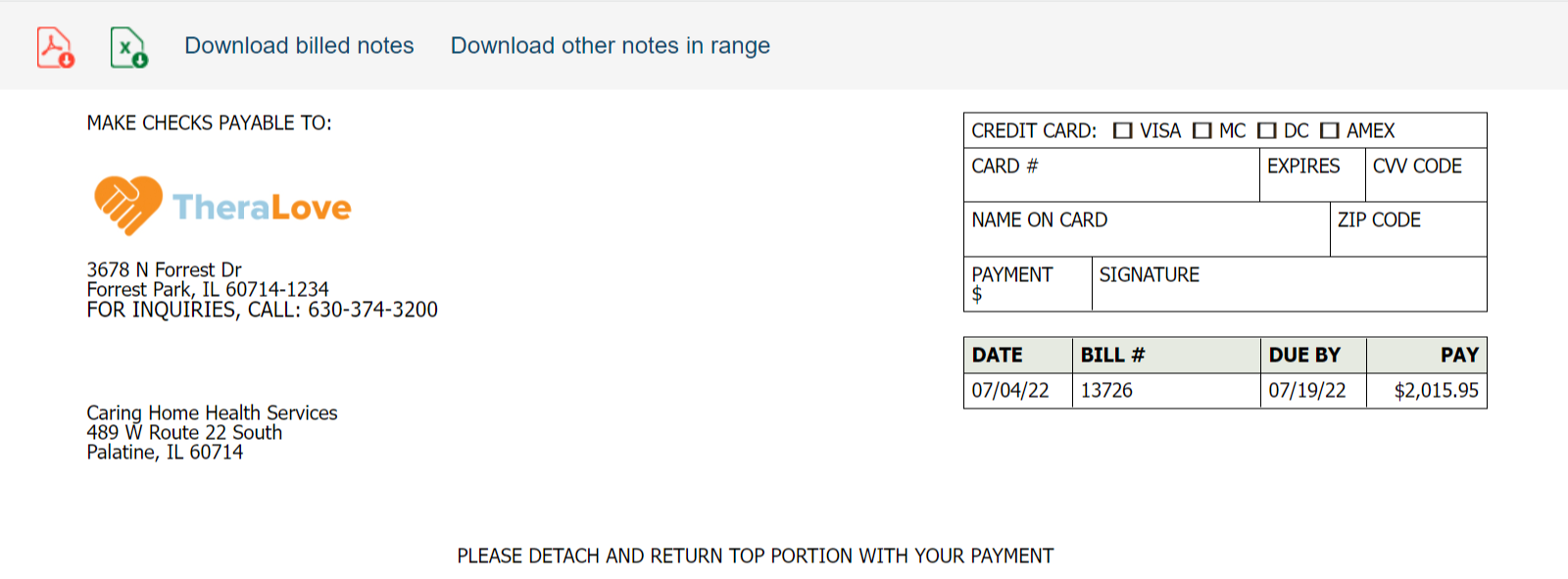 therapyBOSS screenshot