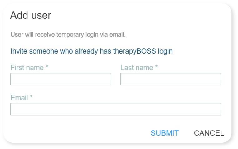 therapyBOSS screenshot