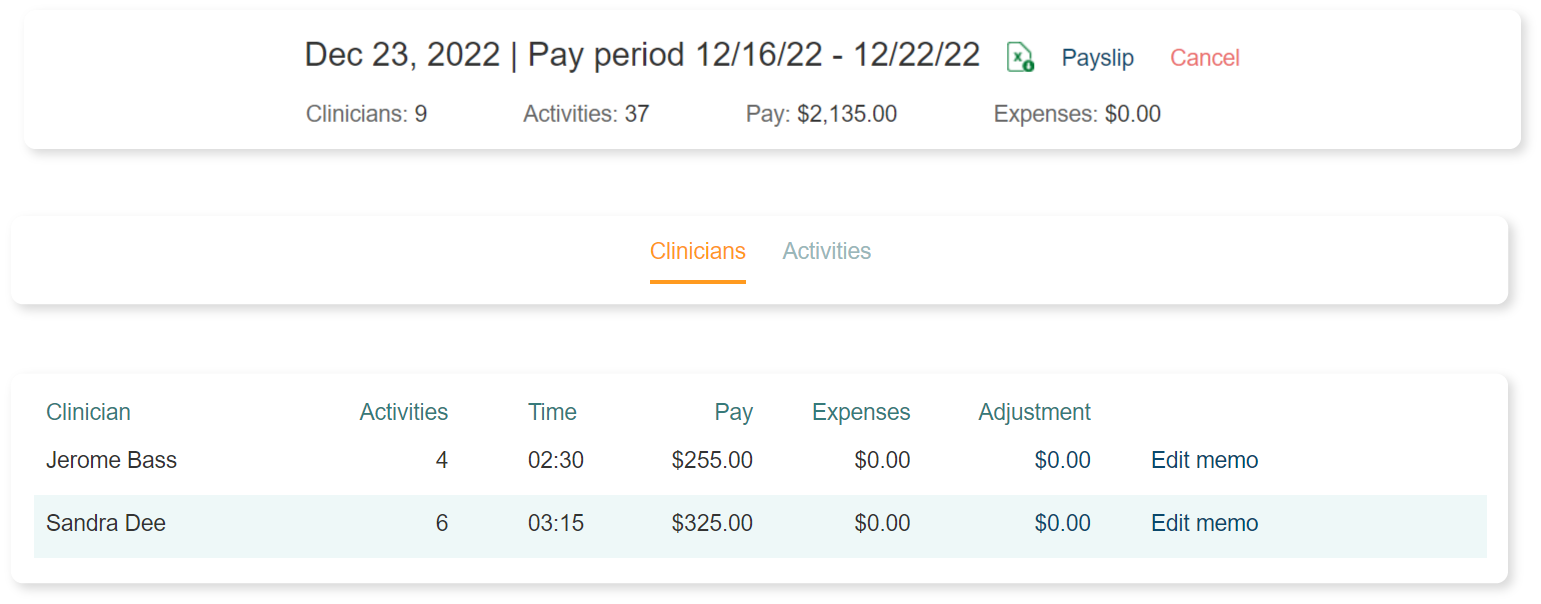 therapyBOSS screenshot