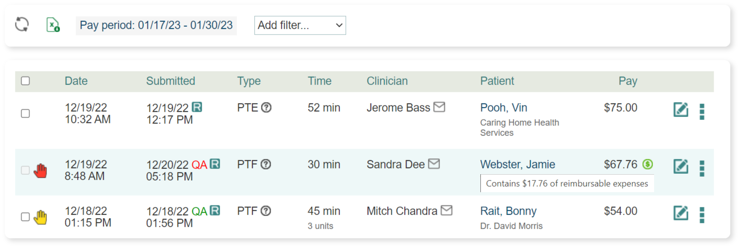 therapyBOSS screenshot