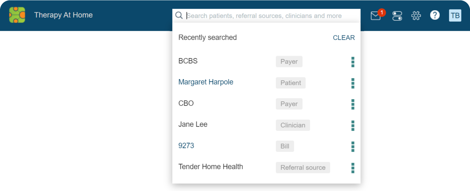 therapyBOSS screenshot