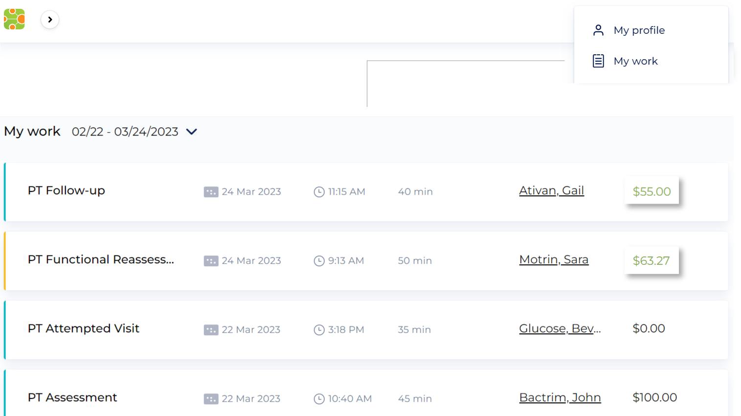  therapyBOSS screenshot