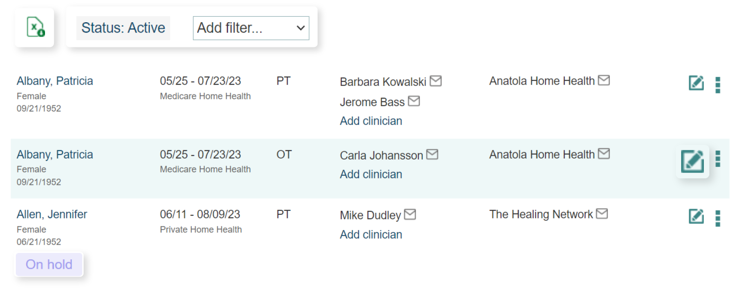 therapyBOSS screenshot