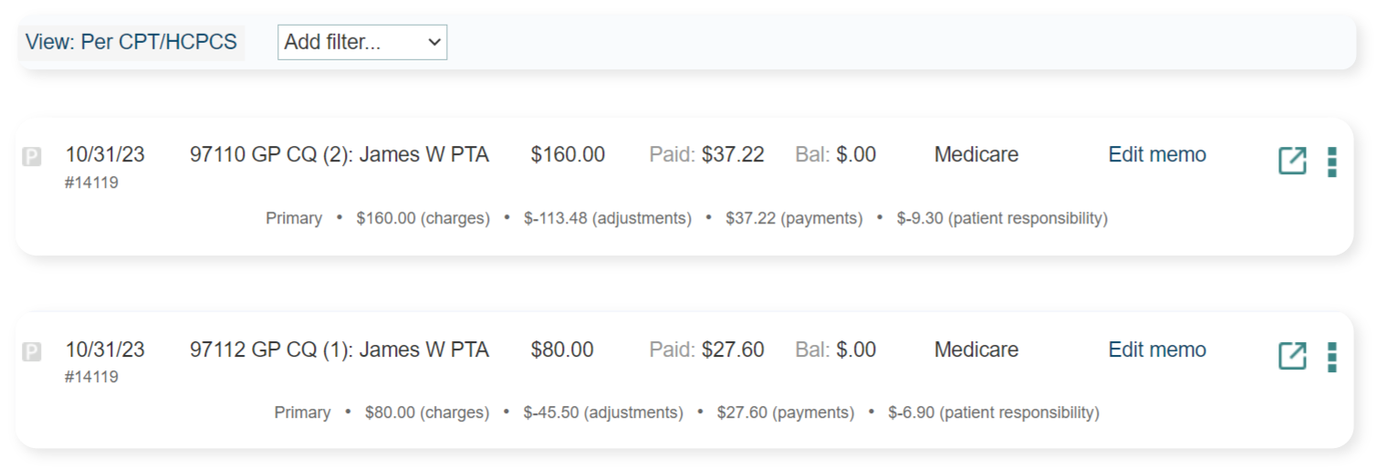 therapyBOSS screenshot