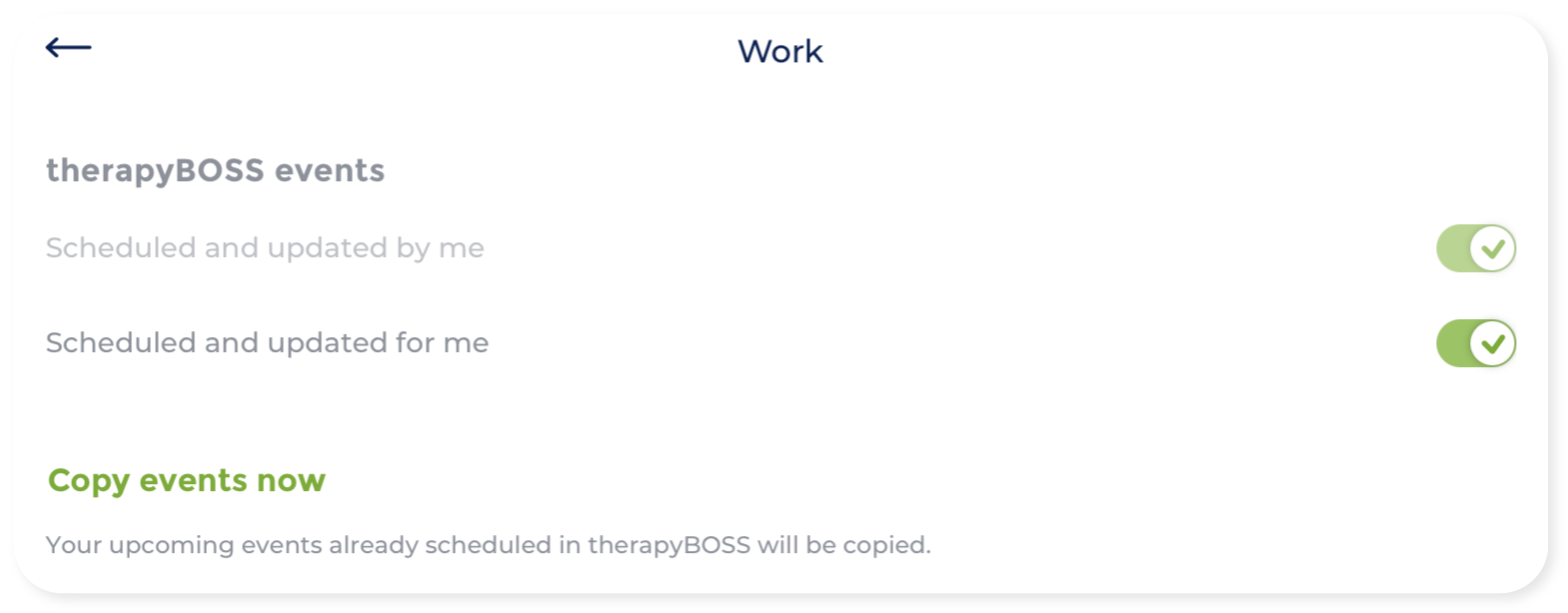 therapyBOSS screenshot