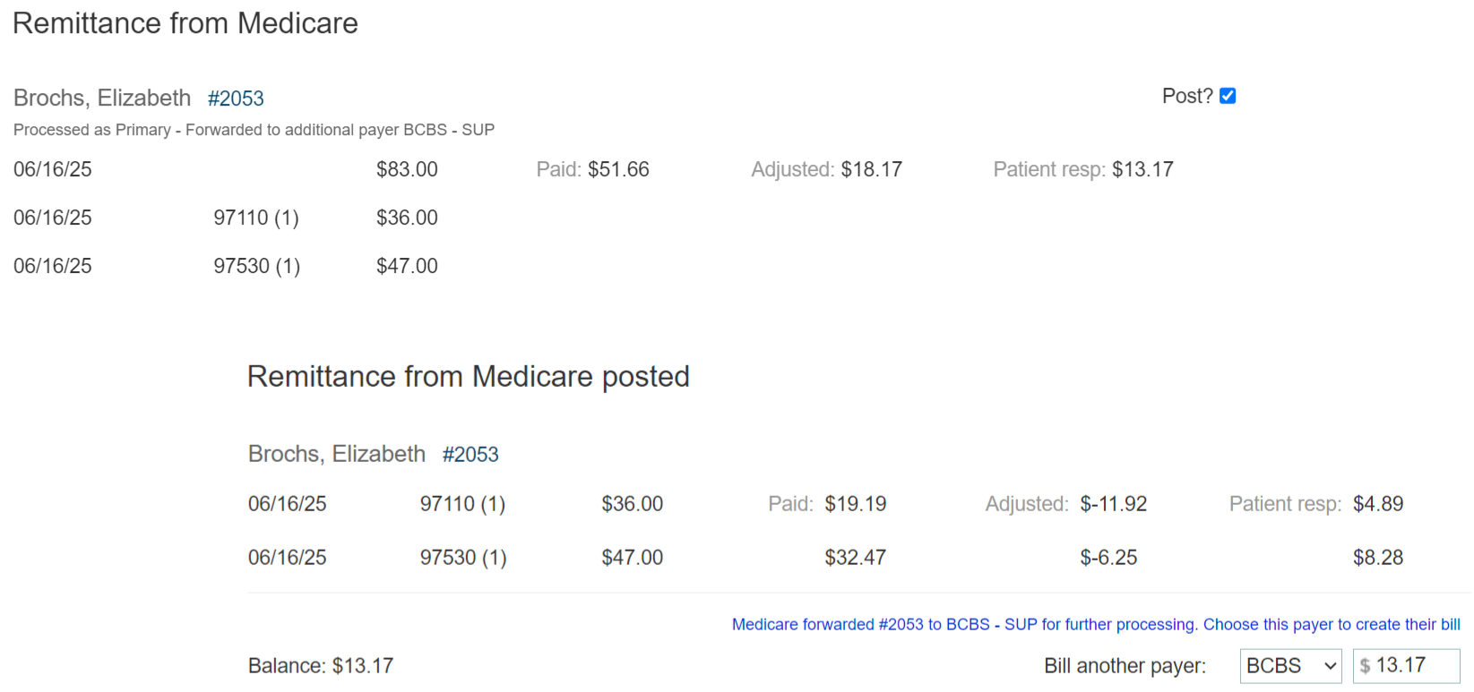 therapyBOSS screenshot