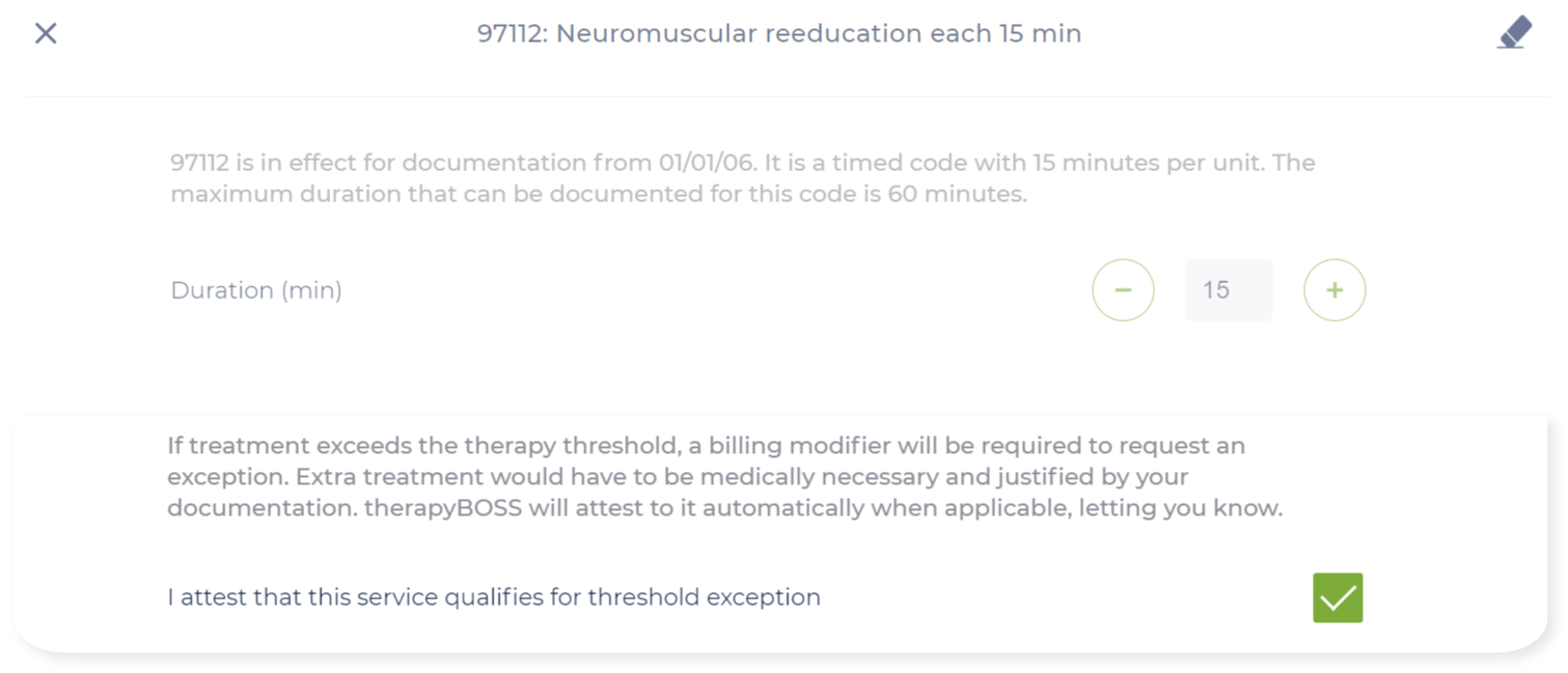 therapyBOSS screenshot